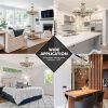 6 Lights K9 Crystal Chandelier Lighting Cognac Crystal Ceiling Lamp Home Decor