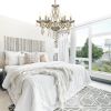 6 Lights K9 Crystal Chandelier Lighting Cognac Crystal Ceiling Lamp Home Decor