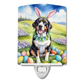 NEW Greater Swiss Mountain Dog Easter Egg Hunt Ceramic Night Light Compact, UL-Certified, Ideal for Bedroom, Bathroom, Nursery, Hallway, Kitchen (Default: Default)
