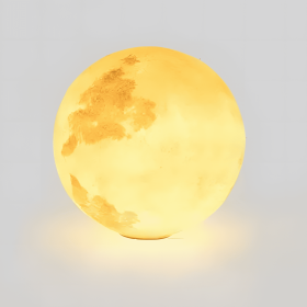 Full Moon Floor Lamp - Waterproof & Solar-Powered (Style: 1/pack)